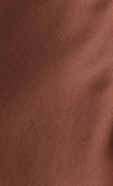 Annika L/S Maxi Dress- Chocolate