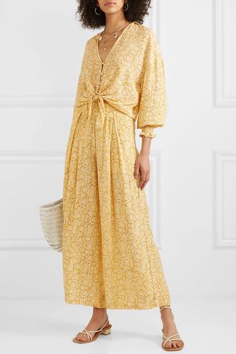 Aira Knot Shirt- Petra Snake