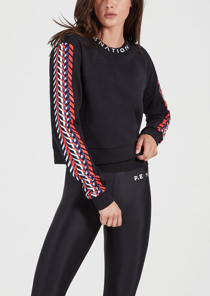 Tribe Nation Sweat- Black