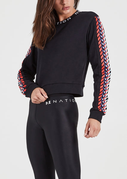 Tribe Nation Sweat- Black