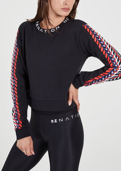 Tribe Nation Sweat- Black