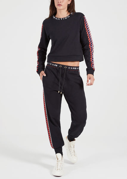 Tribe Nation Sweat- Black