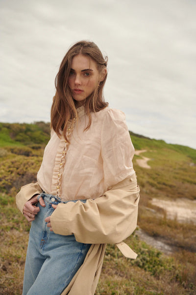 Devina Frill Neck Top