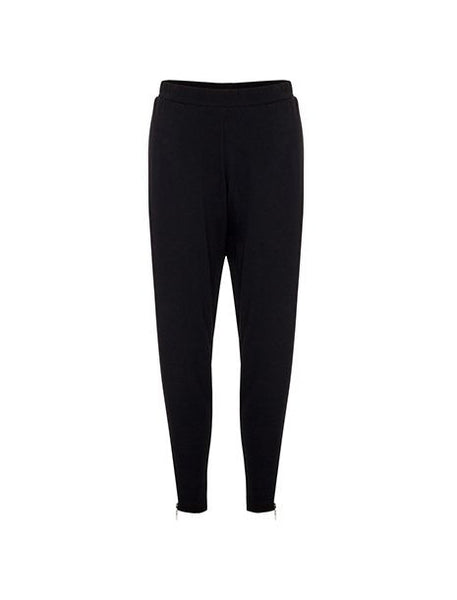 Zip Stiletto Pant- Black