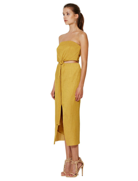 Marigold Strapless Dress