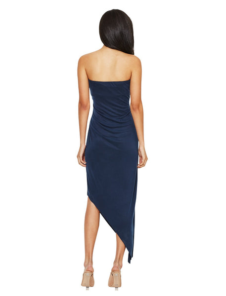 Bay Moon Asymmetrical Dress- Deep Sea