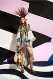 Long Sleeve Long Cape- Weave On