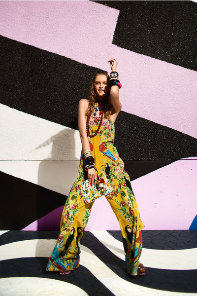 Small Canvas Clutch- Theres No Place Like Rio