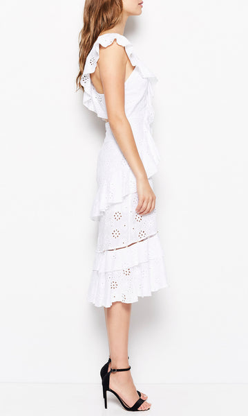 Clare De Lune Dress- White