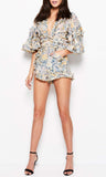 Choose Me Playsuit- Gold Bloom