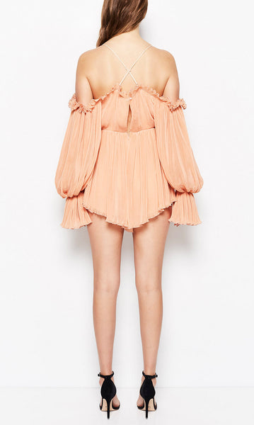 Shake For Me Playsuit- Apricot