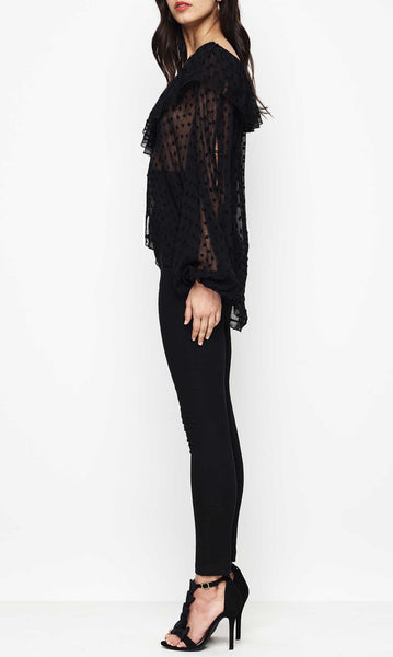 Now That You Got It Blouse- Black