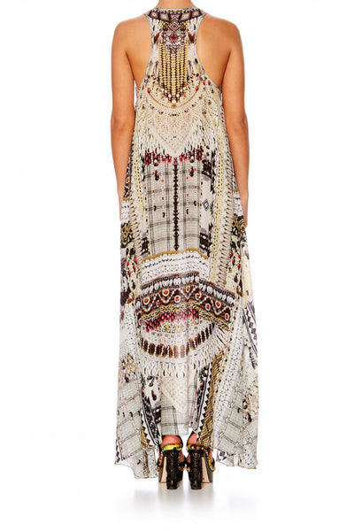 VNeck Racer Back Dress- Spell Bound