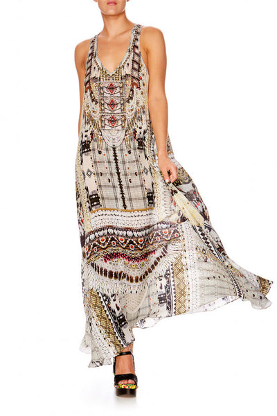 VNeck Racer Back Dress- Spell Bound