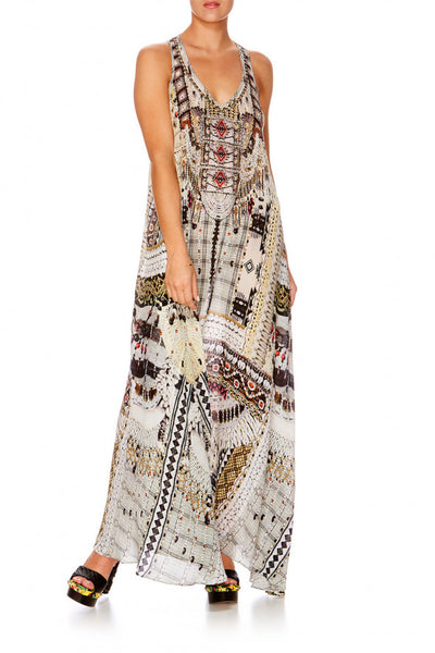 VNeck Racer Back Dress- Spell Bound