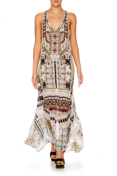 VNeck Racer Back Dress- Spell Bound