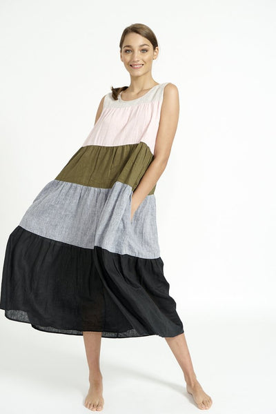 Maxi Splice Dress- String