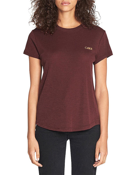 Andre Logo Tee- Mahogony