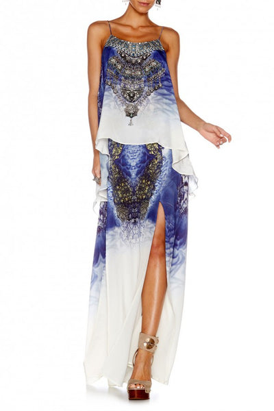 Low Back Top- Blue Blood