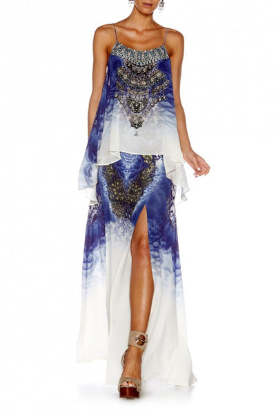 Low Back Top- Blue Blood