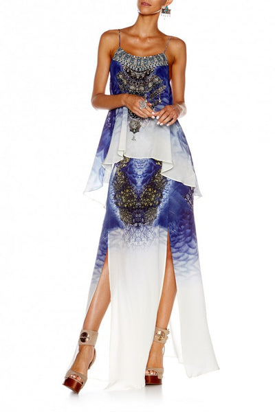 Low Back Top- Blue Blood