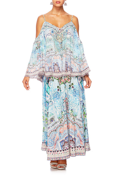 Long Sleeve Drop Shoulder Top- Lovers Retreat