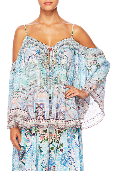 Long Sleeve Drop Shoulder Top- Lovers Retreat