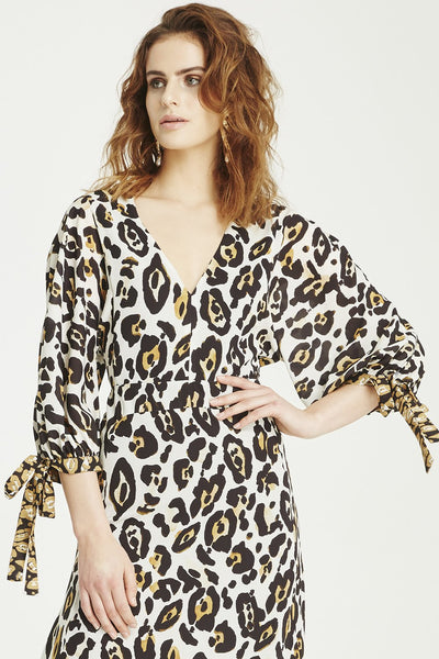 Leopard Lounge Midi Dress