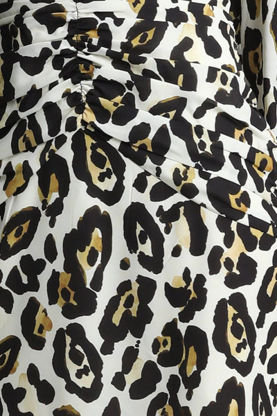 Leopard Lounge Long Sleeve Dress