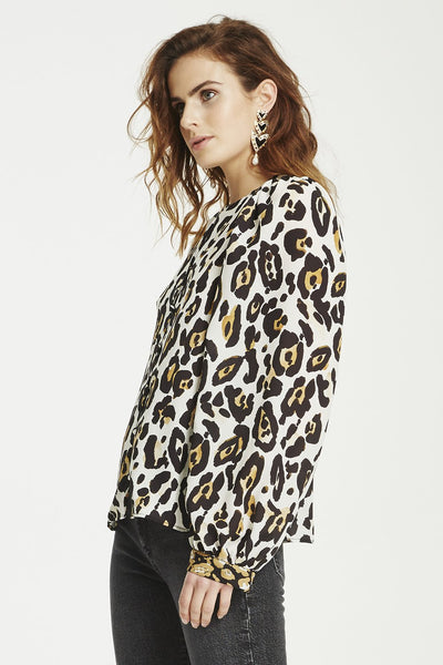 Leopard Lounge Top- Print