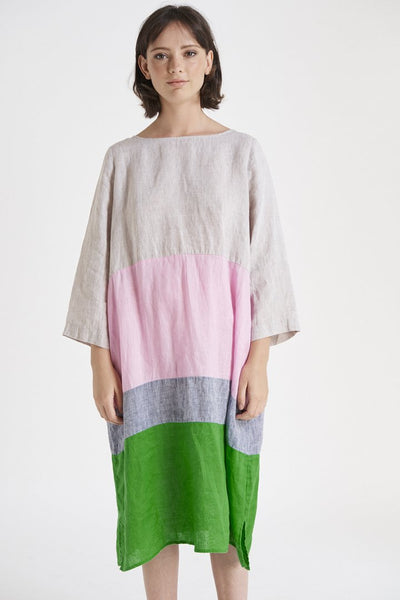 Rum + Raisin Dress- String/ Pink