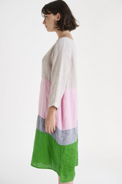 Rum + Raisin Dress- String/ Pink