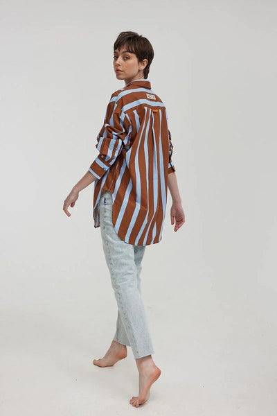 BUDDY SHIRT - AZURE/TERRA