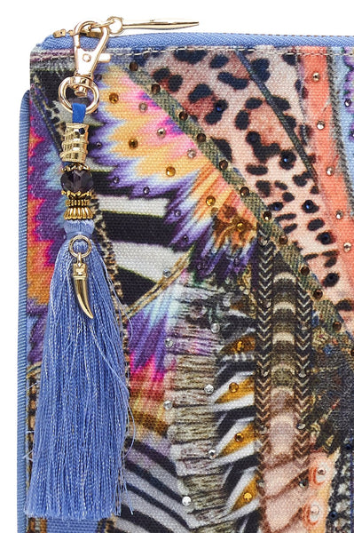 Small Canvas Clutch- Love On The Wing