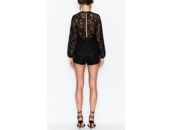 Aquarius Playsuit- Black