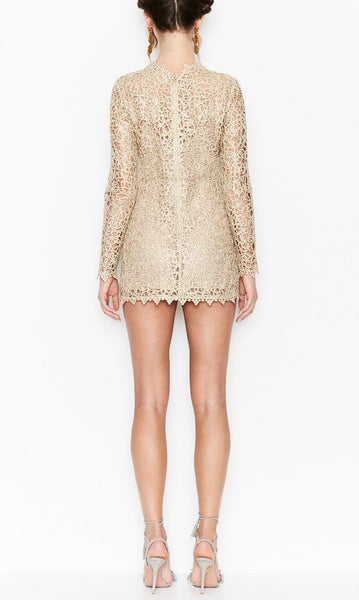 Pablo Mini Dress- Gold