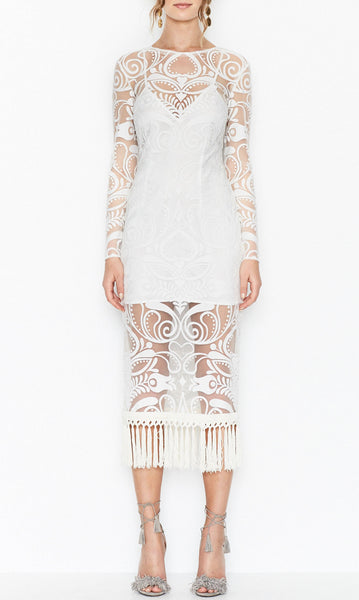 Tattoo Lady Dress- Porcelain