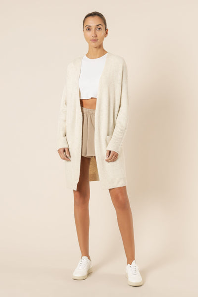 Avery Cardigan Cream Marle