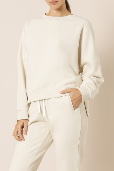 Carter Classic Oversized Sweat- Ecru