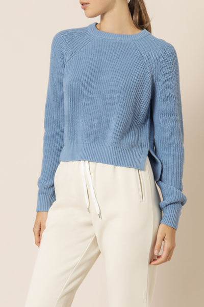 Kallie Knit Jumper- Denim Blue