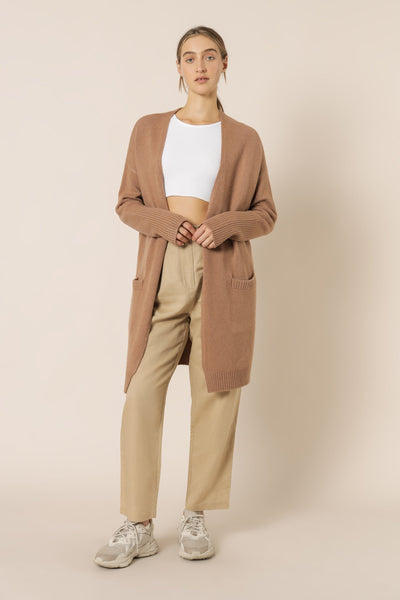 Avery Cardigan- Tan