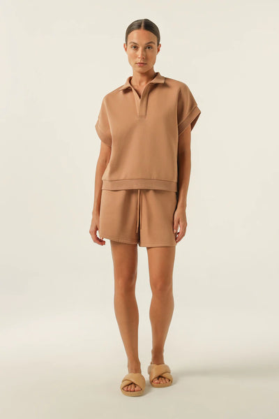 Carter Rugby Vest Coffee