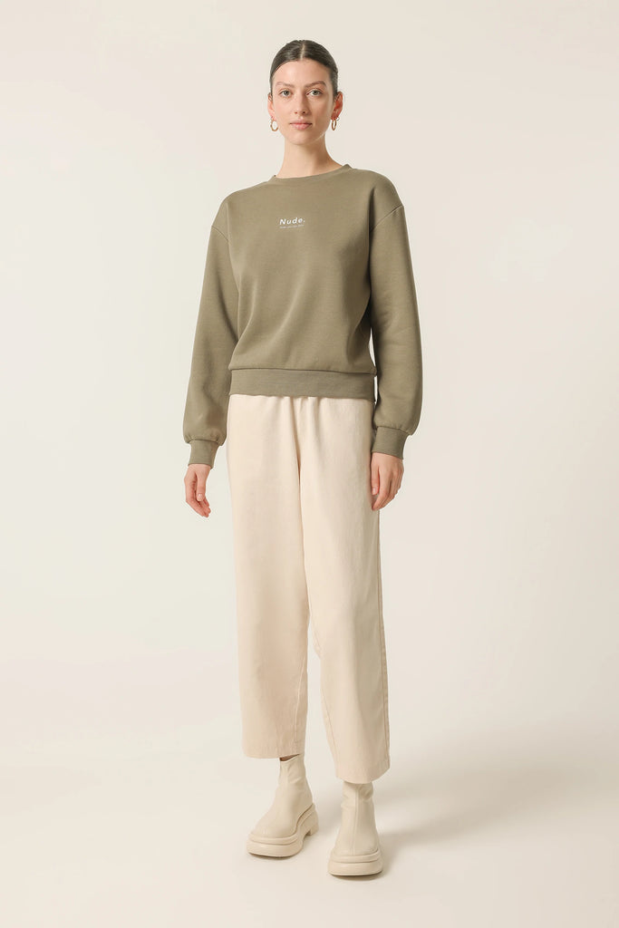 Nude Heritage Sweat- Willow