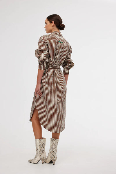 BILLY SHIRT DRESS - PERSIAN/CLAY