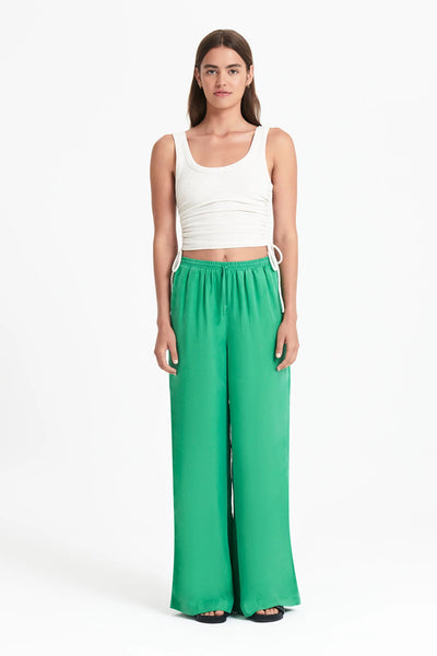 Mika Drawstring Tank- Cream Marle