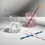 Striped Straws - 4 pack Mixed