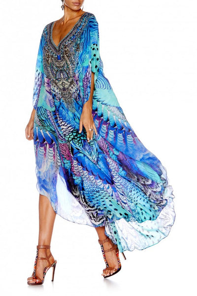 Long Vneck Kaftan- Moon Dance