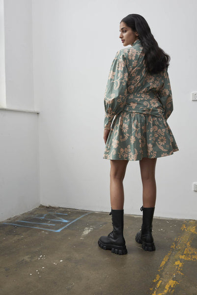 Gabriel Tie Side Mini Dress