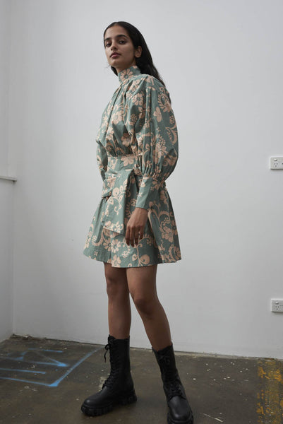 Gabriel Tie Side Mini Dress