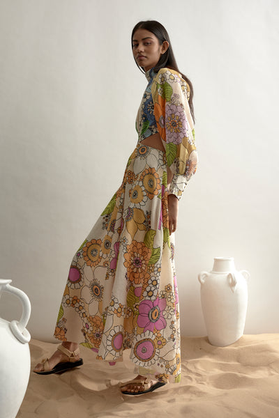 Farrah Cut Out Midi Dress